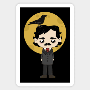 Cute Edgar Allan Poe Sticker